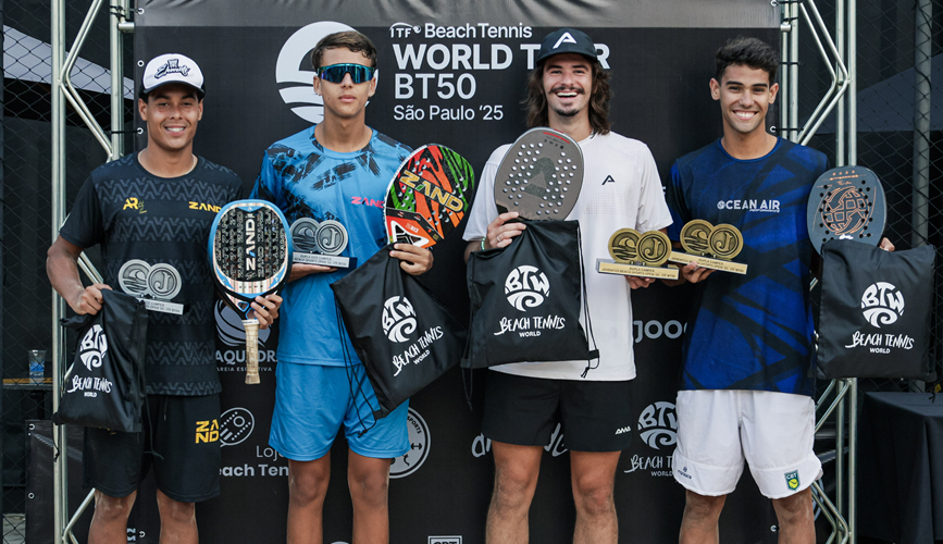 Juventus Beach Tennis Open reúne grandes nomes e nova geração em etapa de destaque do circuito mundial